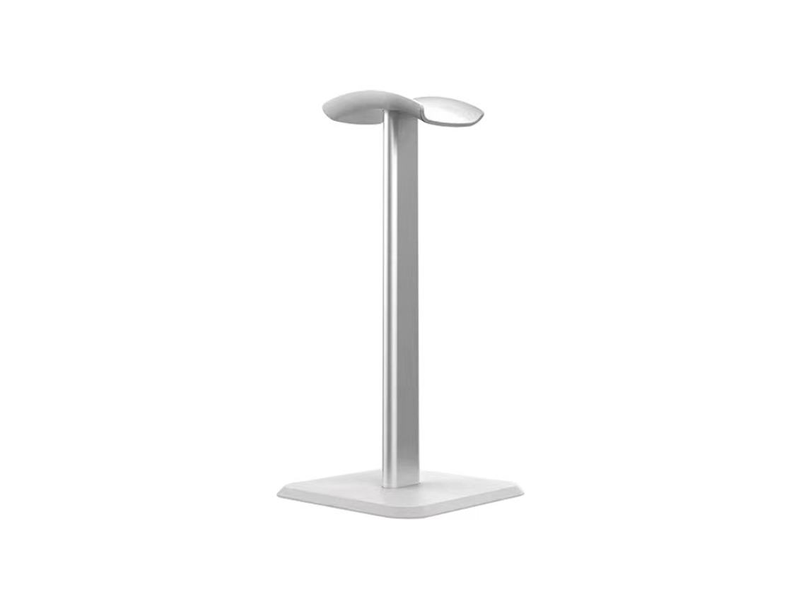 Soporte Para Auriculares De Aleación De Aluminio, Soporte Vertical Para Pantalla (blanco)