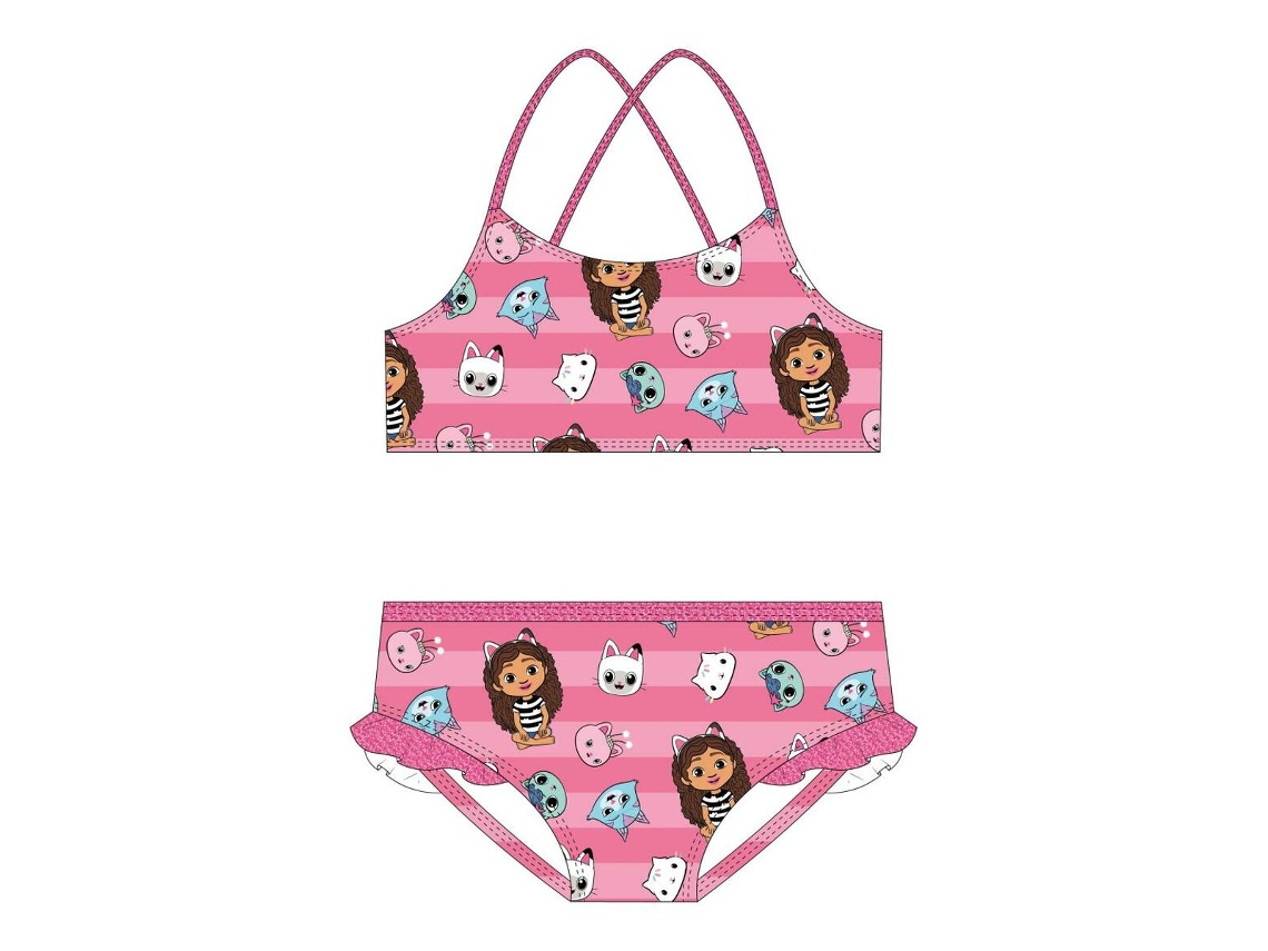 Bikini rosa de la casa de muñecas de Gabby (rosa para 5 años)