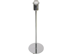 Base para Lámpara de Mesa Pic Redondo 1Xe14 Alt.42Xd.13Cm Cromado FERRIMEX