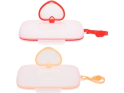 Dispensador Portátil De Toallitas Húmedas De 2 Piezas Para Colgar En Cochecitos De Bebé