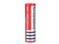 Batería Recargable 18650 3.7v 4200mah Para Ventilador Pequeño/linterna Rojo