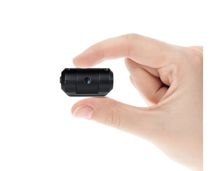 Micrófono espía profesional con cámara oculta giratoria de 90 grados Calidad Full HD Activación dinámica y continua Incluye una mini grabadora BISB...