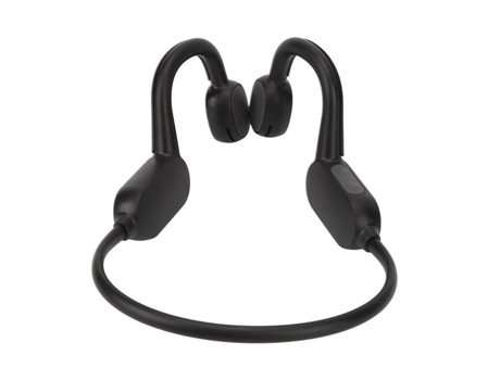 HURRISE Auriculares de conducción ósea Auriculares abiertos con cable Auriculares de conducción ósea Video Walkman
