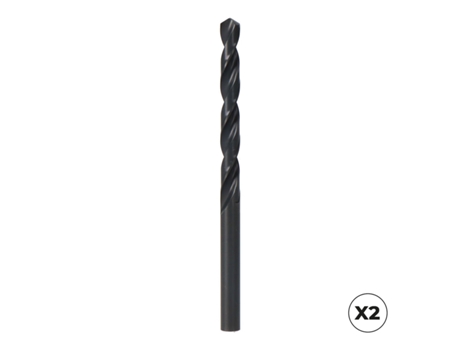 Broca para metal Izar iz27403 Koma Tools DIN 338 Cilíndrica Corta 2 mm (2 Unidades)