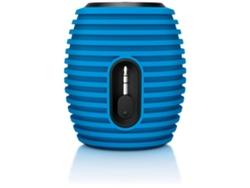Altavoz Bluetooth PHILIPS Sba3010Blu (Azul - 2 W -  Autonomía: 8 h)
