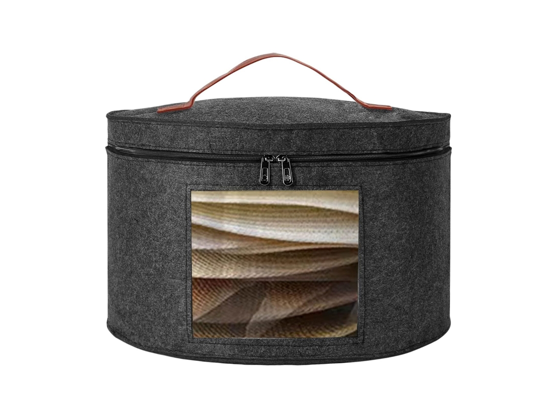 Caja de Almacenaje Caja Sombreros Plegable Tapa NEVEANCE (40x26cm)