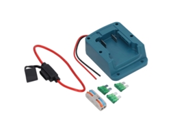 Adaptador De Batería Abs Con Cableado Fácil Y Conector De Alimentación Fijo Firmemente Con Fusible 30a Para Coche Rc Robot 14.4‑20v