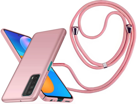 Funda Oppo Find X3 Lite Turtleshell Rígida con Collar Rosa
