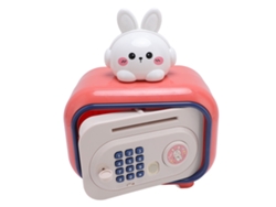 Hucha infantil con huella dactilar y contraseña, cuenta de ahorros electrónica automática, caja para billetes.