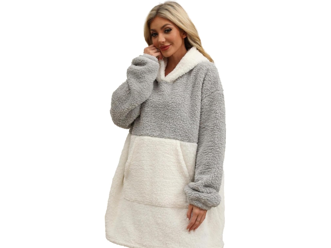 Acampar Manta Con Capucha, Tipo Sudadera