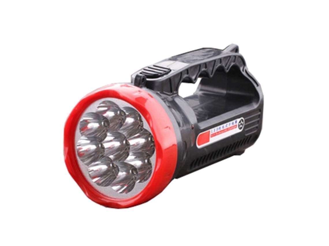 Linterna Recargable De 5 W Y 9 Led Con 2 Velocidades, Reflector De Alta Intensidad Para Exteriores