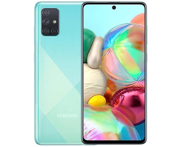 Smartphone SAMSUNG A71 (6.7'' - 6 GB - 128 GB - Azul)