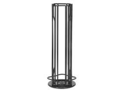 Portacápsulas de café de hierro forjado antideslizante con rotación de 360° y base gruesa, Vertuoline, capacidad para 20 cápsulas, negro, otros