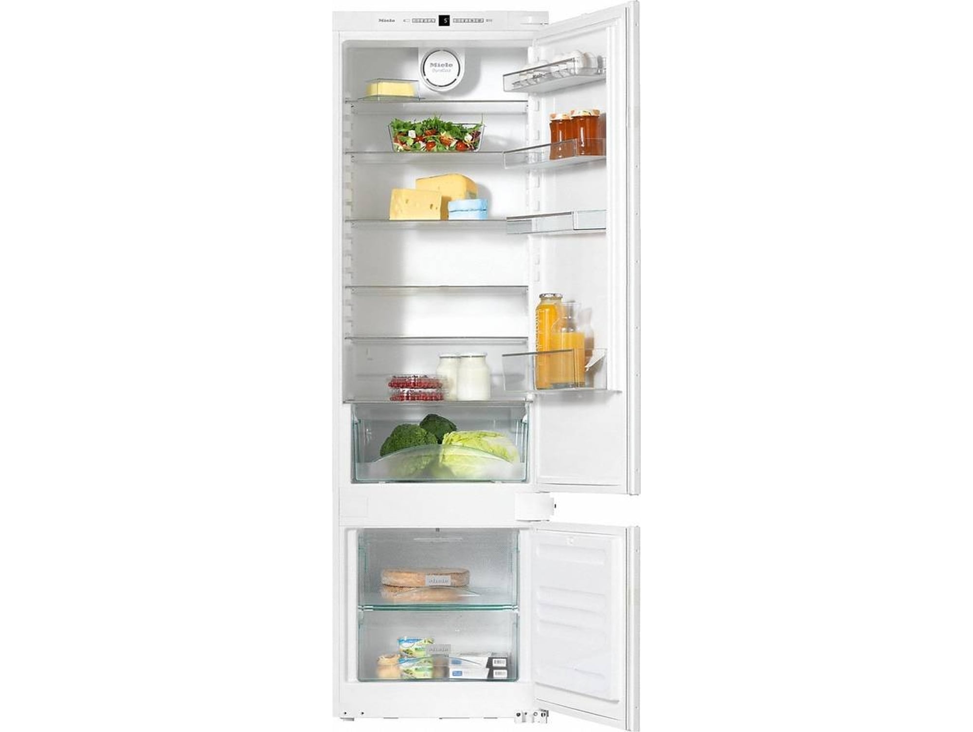 Frigorífico Combi Integrable MIELE KF 37122 ID (No Frost - 177 cm - 281 L - Blanco)