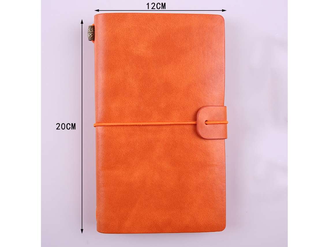 (s,a6) Cuaderno/diario De Viaje Retro Largo Y Creativo