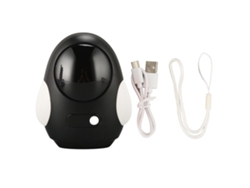 Calentador De Manos Recargable De 5000 Mah Con Diseño De Pingüino, 3 Niveles Ajustables, Portátil, Electrónico, Negro.