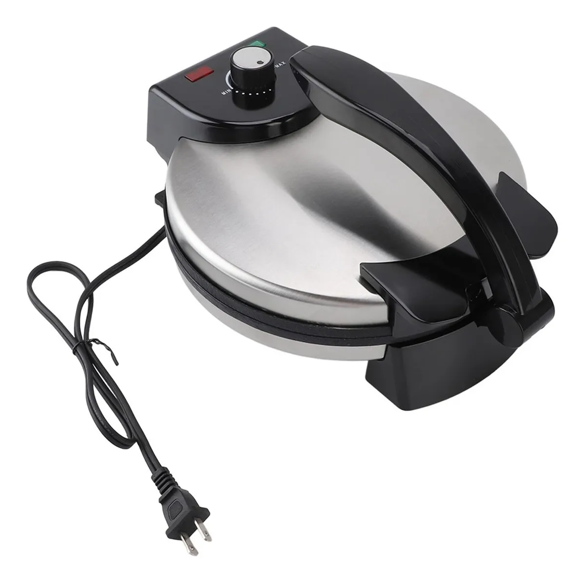 Máquina para hacer tortillas eléctrica de 10 pulgadas antiadherente Chapativayotoy
