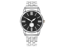Reloj Casual Masculino De Acero Con Correa De Acero Reloj De Cuarzo Simple Para Hombres Negro