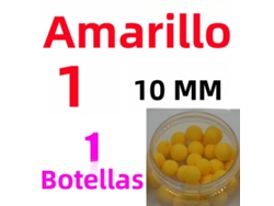 (10 Mm Amarillo) Una Botella De Cebo Para Carpas, 4 Sabores, Incluye Flotador, Cebo Artificial Para Carpas.