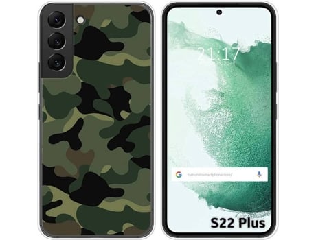 Carcasa Samsung Galaxy S22 Plus 5G TUMUNDOSMARTPHONE Dibujos Camuflaje Multicolor
