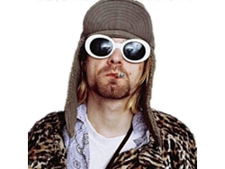 Gafas De Sol Para Amantes De La Música: Gafas Blancas Al Estilo Kurt Cobain.
