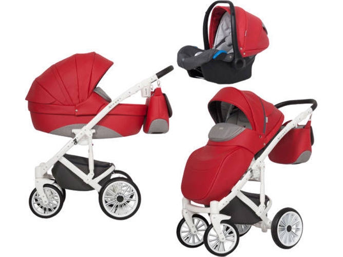 Carrito de Bebé Individual EXPANDER Xenon + Kite Isofix Ready Scarlet