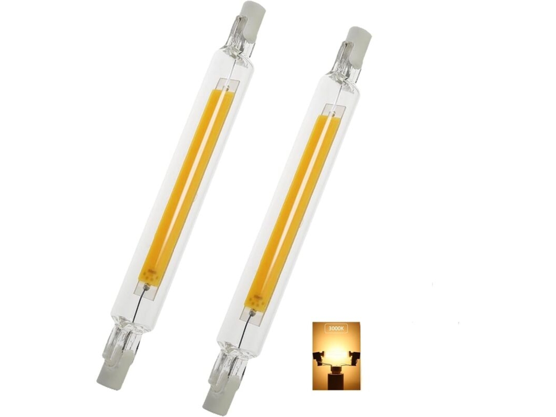 Bombilla Led R7s De 118 Mm, 10 W, Regulable, Bombillas Led Cob R7s, Le