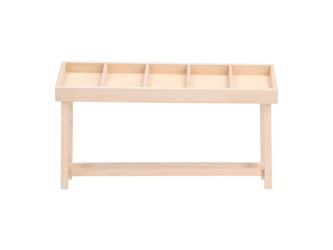 Estantería En Miniatura A Escala 1:12 Para Casa De Muñecas (accesorio De Madera Para Bricolaje)