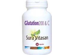 Complemento Alimentar SURA VITASAN Glutation 200 Y C 200 Mg (Cítricos - 90 Cápsulas)