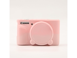 Funda protectora de silicona antiarañazos para Canon SX740 HS / SX730 HS Smokey Blush Pink Digitallab