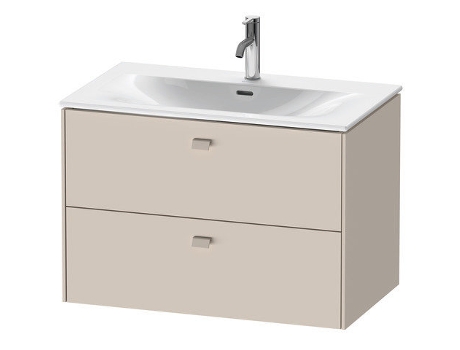 Mueble DURAVIT Brioso bajo lavabo montado en la pared 82,0 x 47,9 cm 2 cajones incl. recorte de sifón y delantal para lavabo Viu 234483