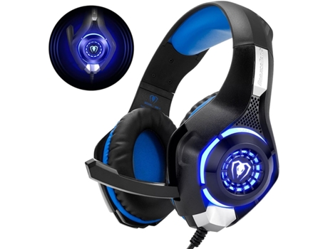 Auriculares Gaming con Micrófono para Pc/Ps4/Xbox One/Playstation 4 Azul