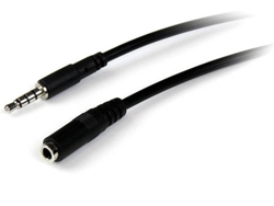 Cable Audio STARTECH (Jack 3.5 mm - 1 m - Negro)