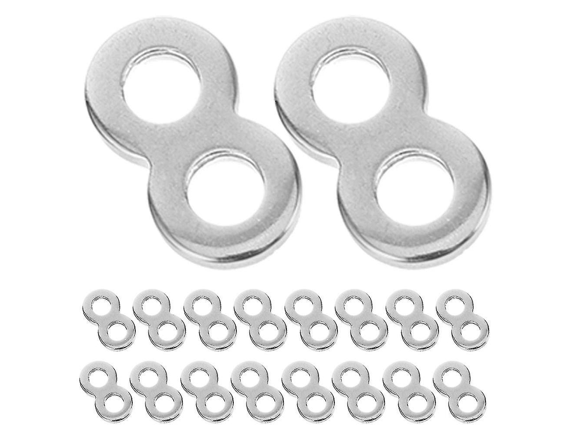 Omni-25 Piezas Abrochadoras De Mesa En Forma De 8 De Acero Inoxidable Conectores Para Mesas Y Manualidades
