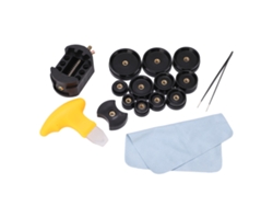 Kit De Reparación De Relojes De 17 Piezas Con Prensa Antideslizante, Moldes De Plástico Y Accesorios Seguros.