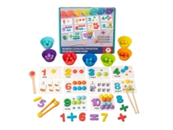 Cuentas Educativas Para Emparejar Números Para Niños Pequeños: Una Forma Divertida Y Atractiva De Aprender A Contar.