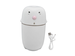Mini humidificador de aire de 300 ml, 2 modos, recargable por USB con cable USB para automóvil, hogar y oficina.