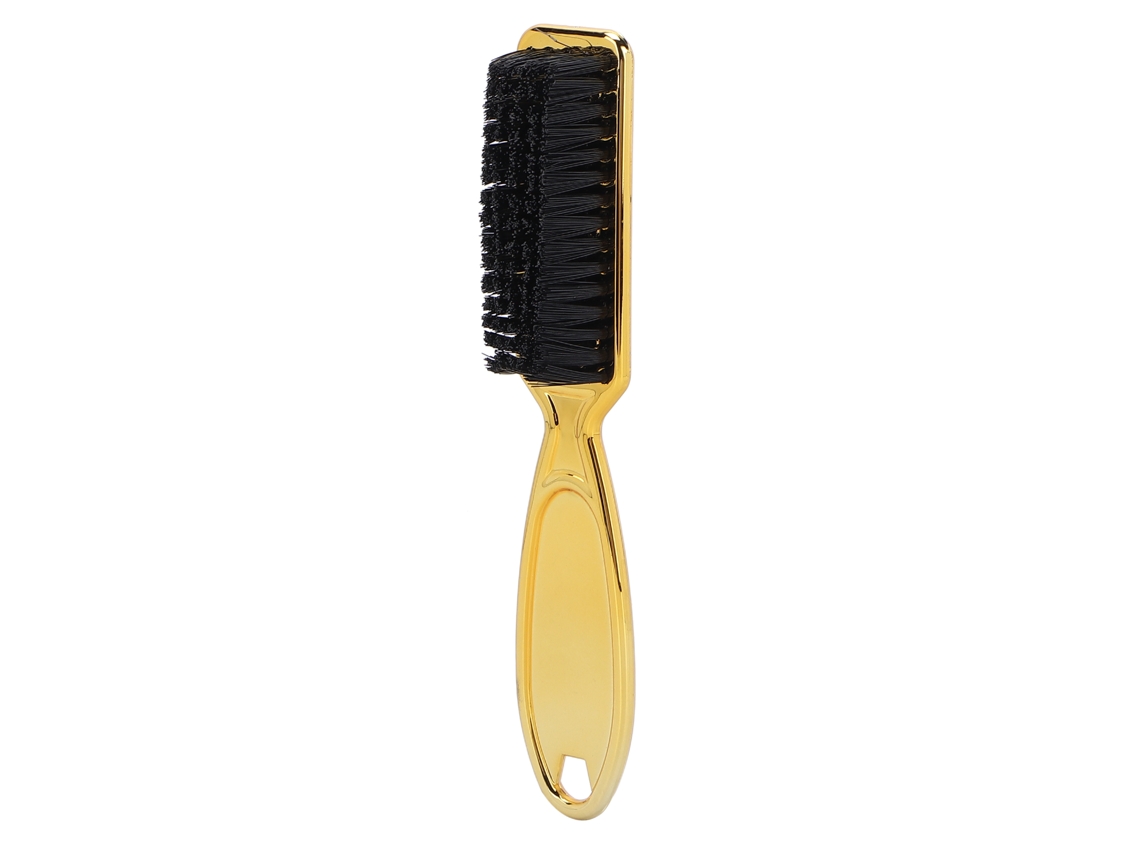 Pincel Profesional De Plástico Para Cuidado De Barba Y Cabello Para Hombres, Color Oro Electrolizado