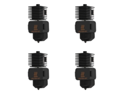 4x Hotend Kit For Bambu Lab A1/a1 Mini Fast Speed Hot End Assembly 0.2mm Hardened Steel Nozzle 3d Printer Parts