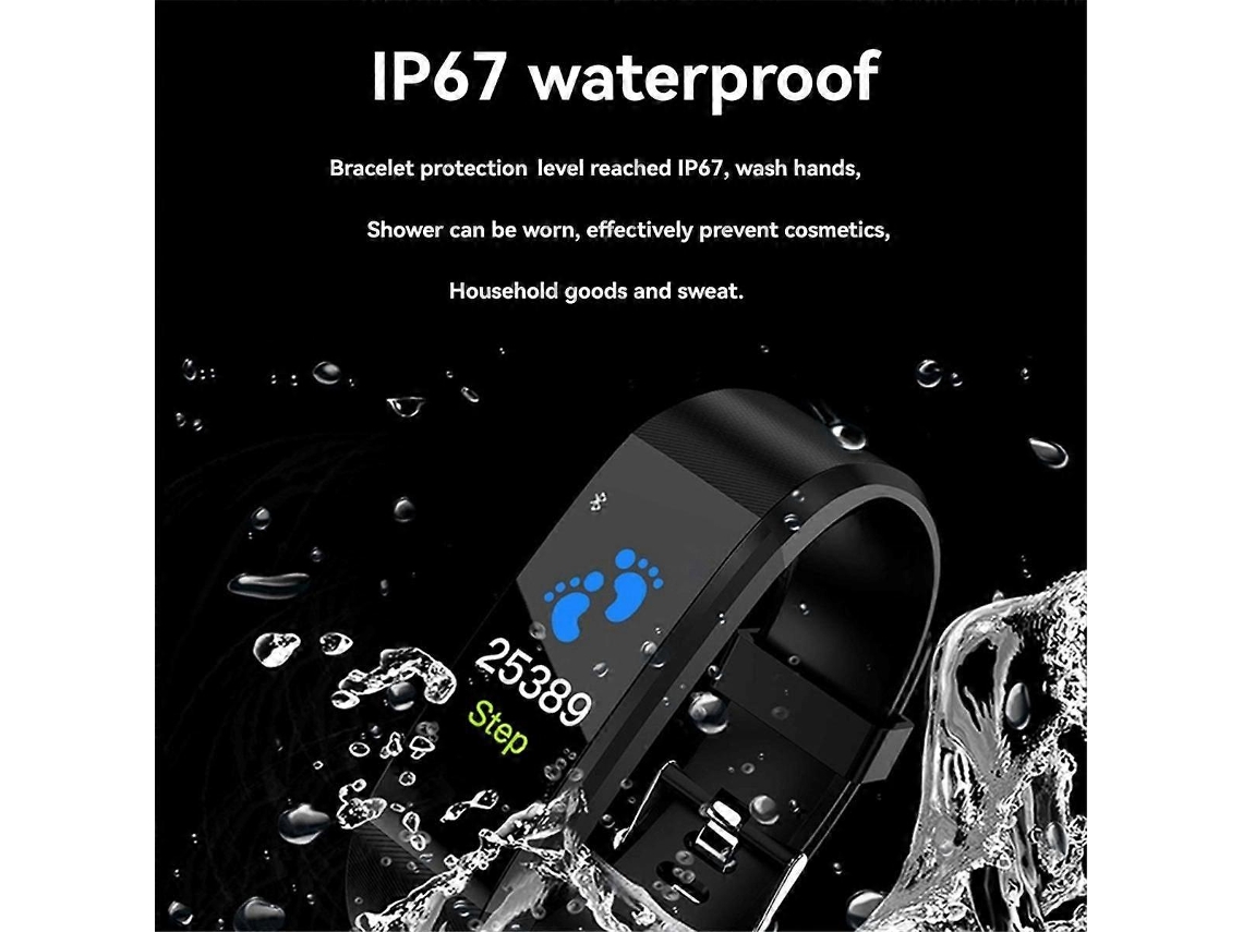 Bluetooth Sport Smart Band Waterproof Medidor De Frecuencia Cardíaca Podómetro Deportes Fitness Actividad Tracker