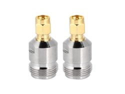 2 Adaptadores De Antena Rf Coaxiales N Hembra A Sma Macho De Alta Frecuencia