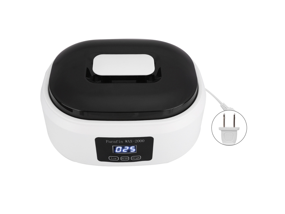 Calentador de cera profesional de 2 litros y 110 V para uso doméstico.