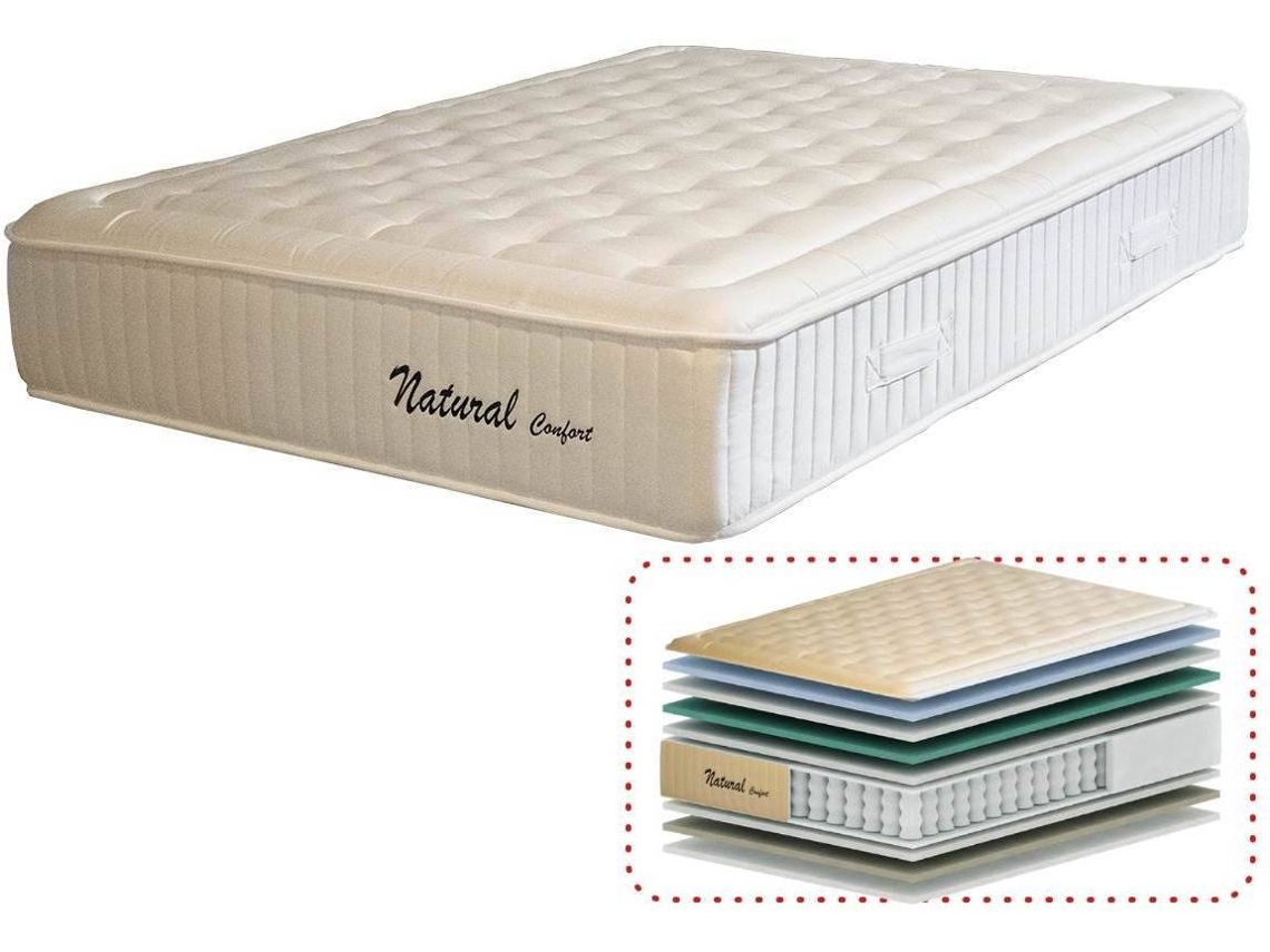 Colchón MUEBLAM Natural Confort (105x190 cm - Muelles Ensacados)