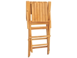 Maison Exclusive - Sillas De Jardín Plegables 8 Uds Madera Maciza Teca 55x62x90 Cm