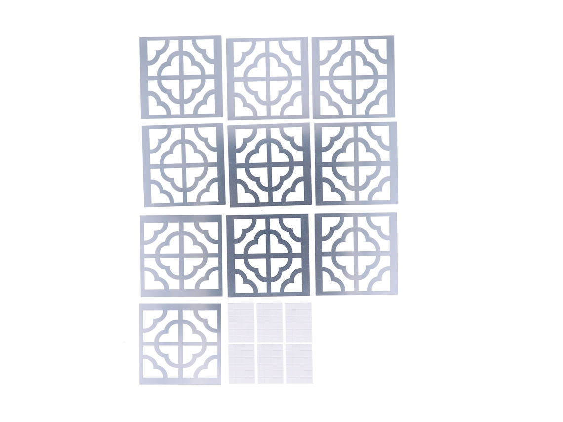 Adhesivo de pared con espejo 3D para decoración de habitaciones (hazlo tú mismo)