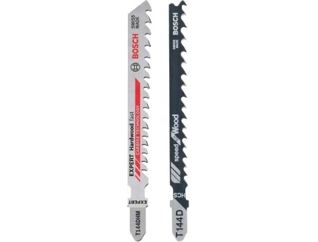 Conjunto de Láminas de Sierra de Calar BOSCH T 144 D + 1 Expert 'HardMadera Fast' T 144 Dhm de 25 Piezas