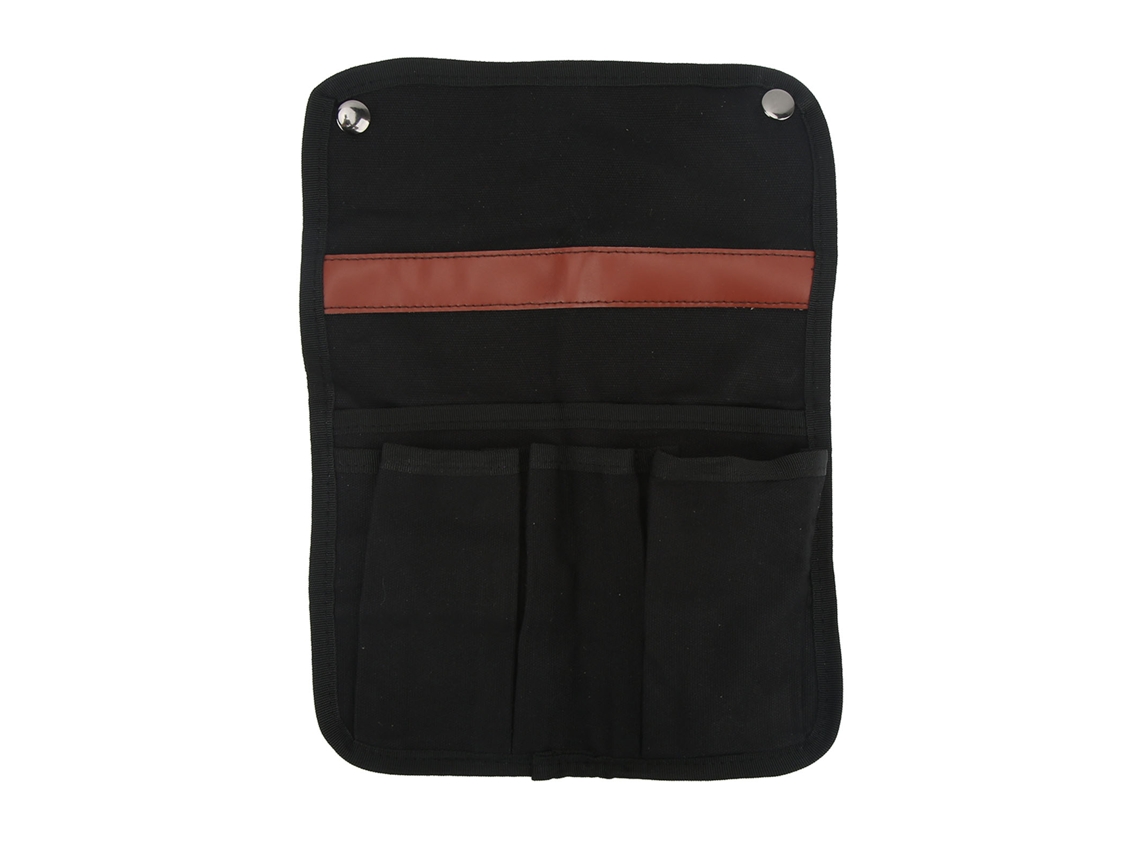 Bolsa de transporte de lona para silla de camping con múltiples bolsillos para pesca al aire libre y picnic.