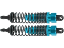 Amortiguadores Metálicos De 100 Mm, 2 Unidades, Piezas De Mejora Para Coche Rc Slash 2wd (azul)