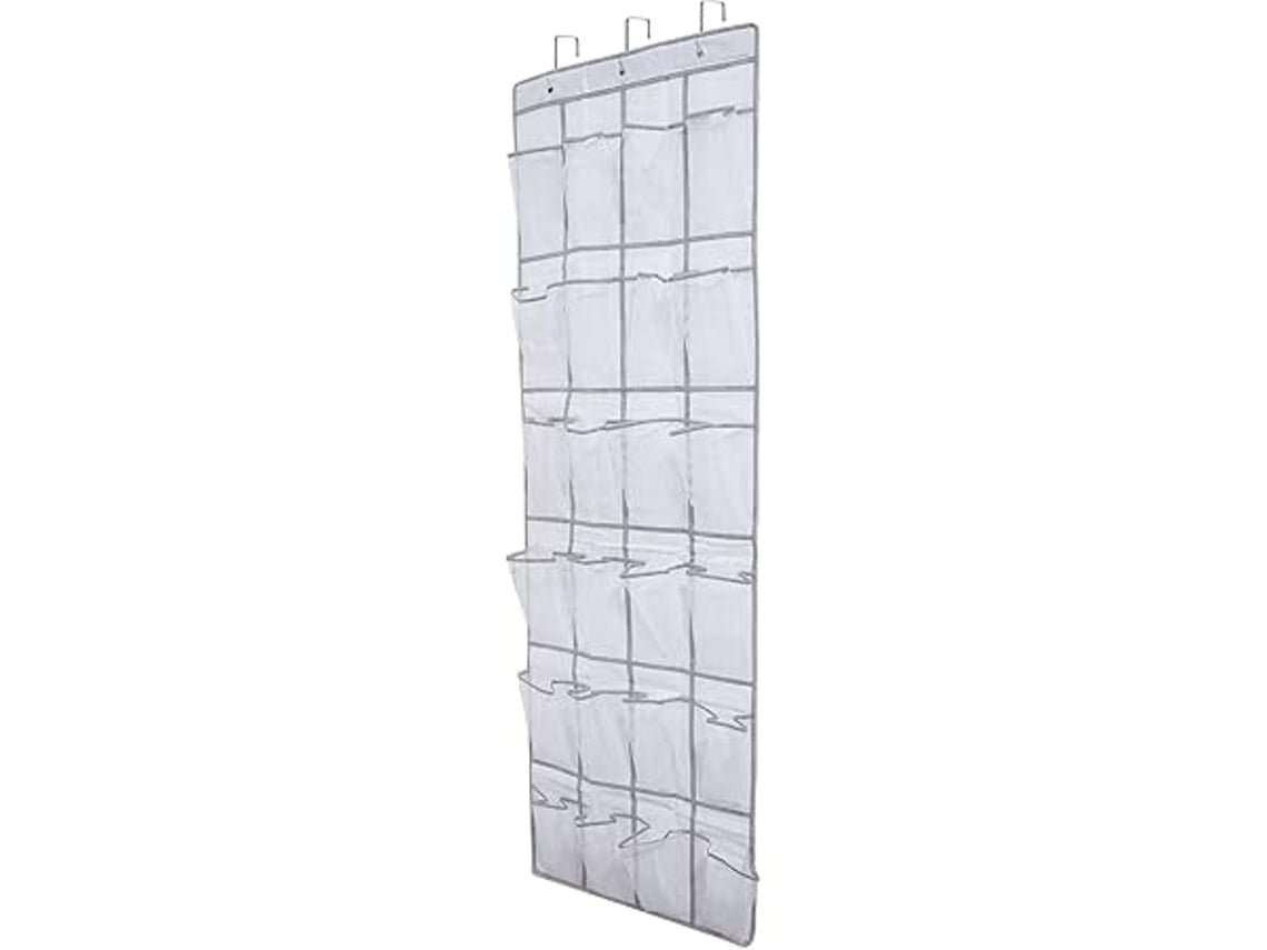 Pared - Un Organizador De Zapatos De Pared Con 24 Bolsillos, Perfecto Para Usar En Dormitorios Y Baños, Y Un Accesorio De Interior Moderno Y