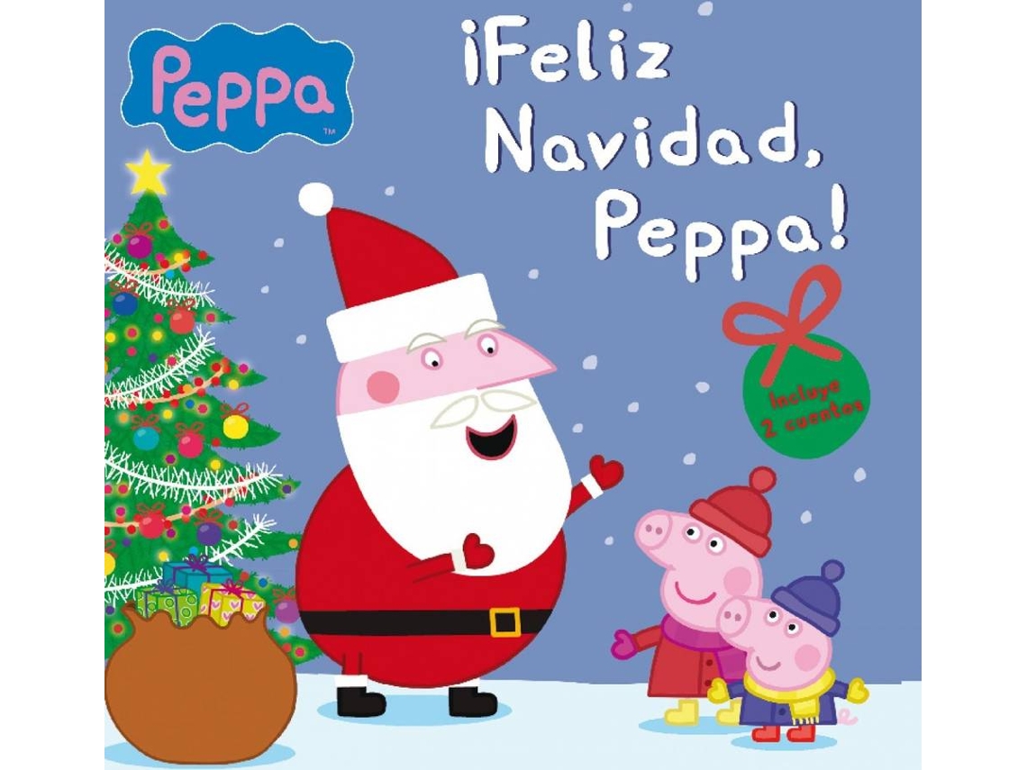 Libro ¡Feliz Navidad, Peppa! de Hasbro e Eone (Español - Tapa Dura)